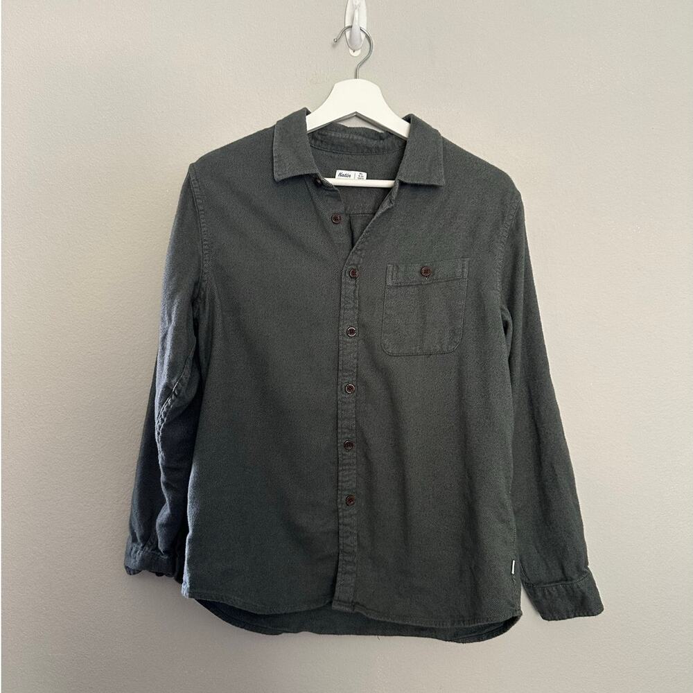 Katin Flannel Green Shirt size XL (18-20) Boys